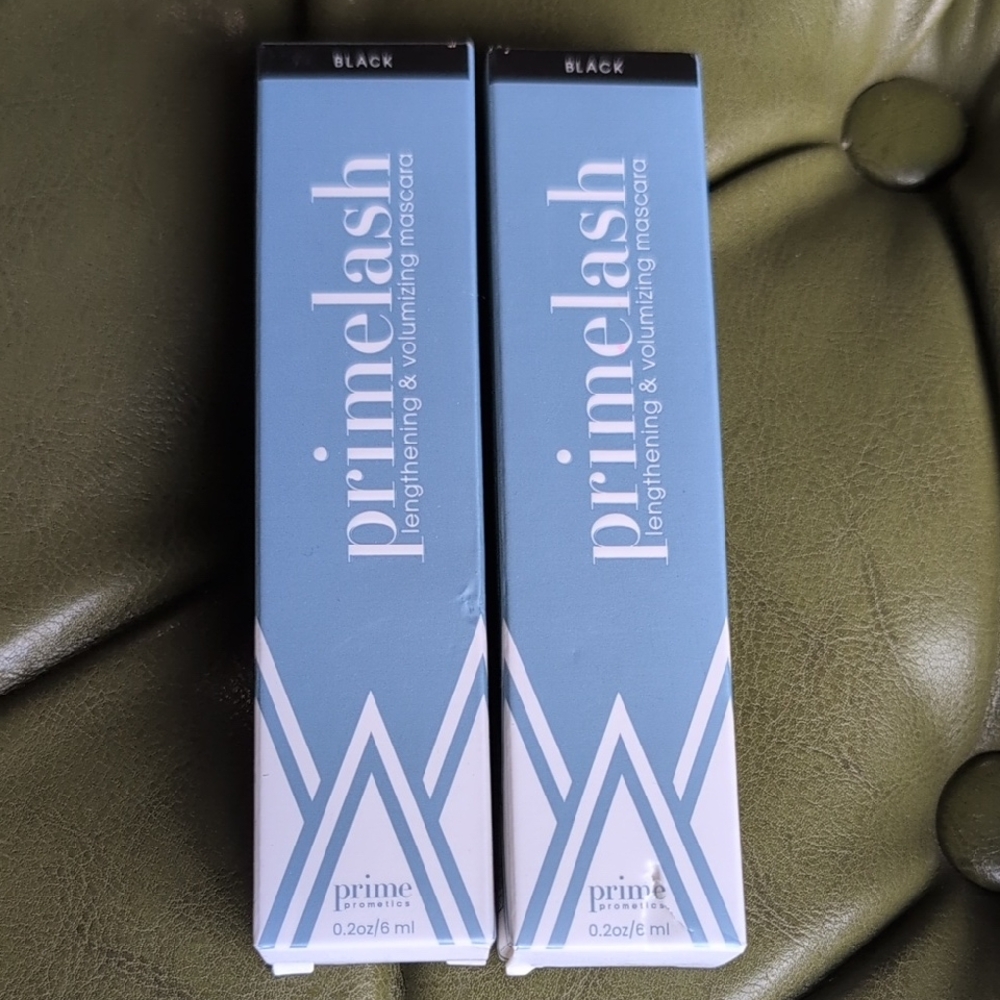 Primelash Black Lengthening & Volumizing Mascara Lot Of 2